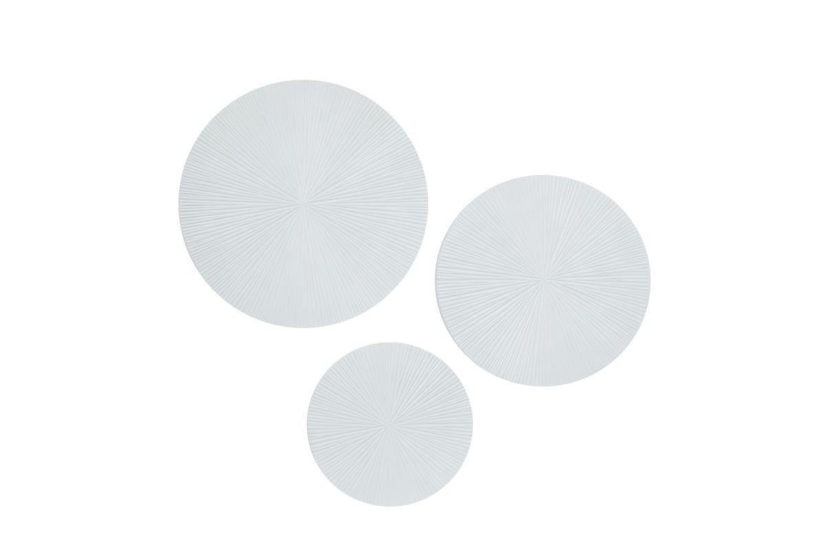 WD WALL DECOR S/3 24, 20, 16H WHITE