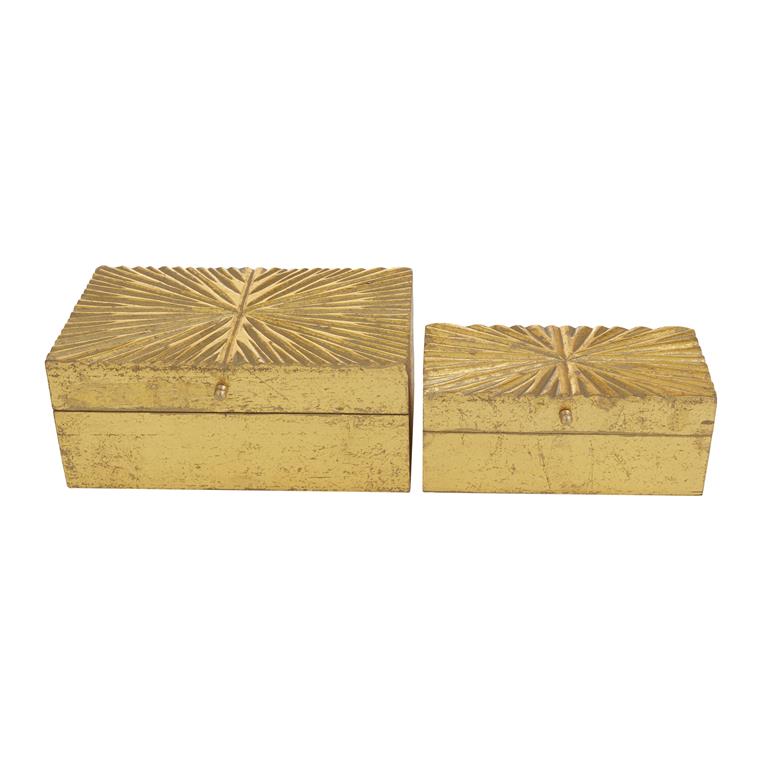 CAJAS MADERA 2PZ GOLD