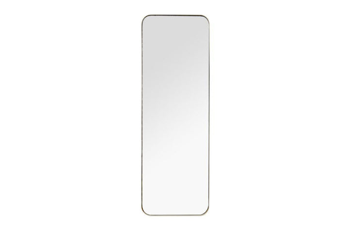 Gold Metal Wall Mirror with Thin Frame, 13