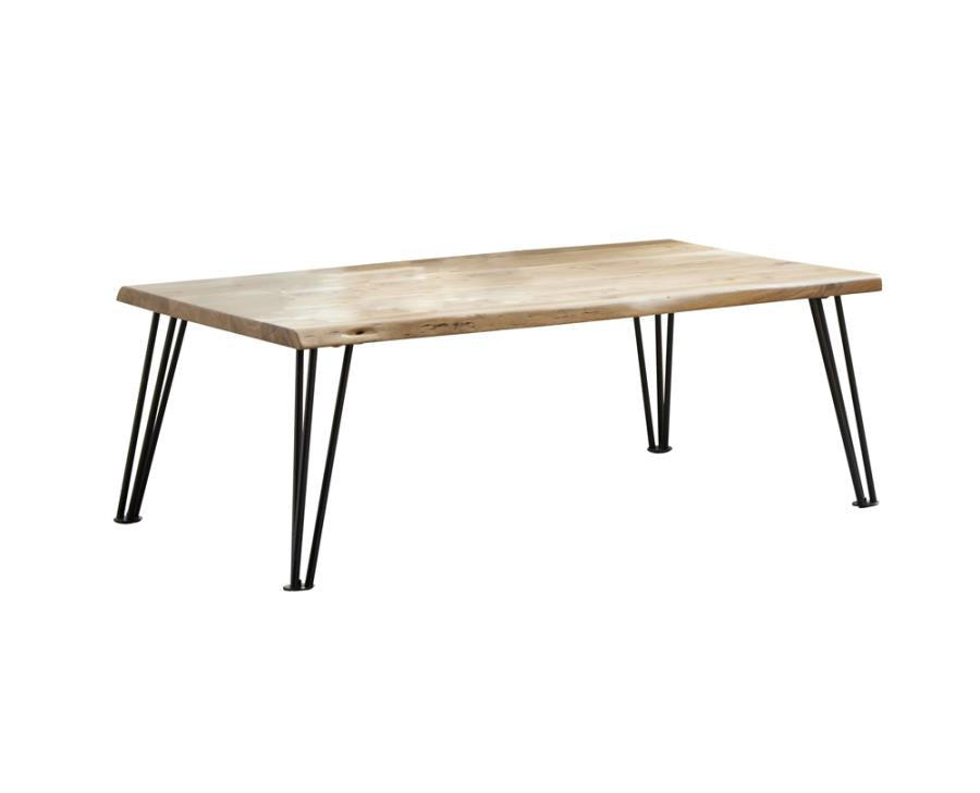 GANO Mesa de centro live edge,  madera sólida Acacia