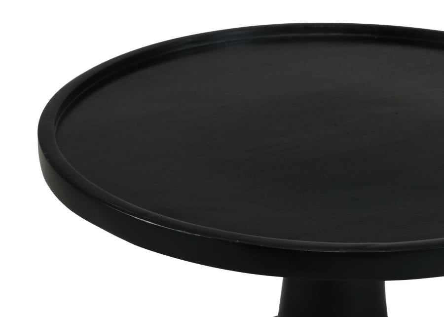 ESSENCE Mesa auxiliar circular negro