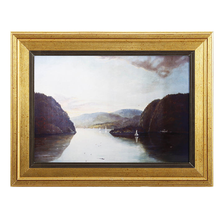 CANVAS SUNSET HUDSON HIGHLANDS