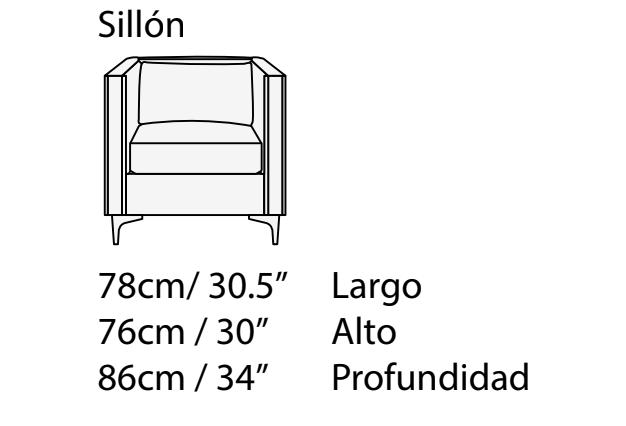 KARLY SILLÓN DE ACENTO Bella rosa