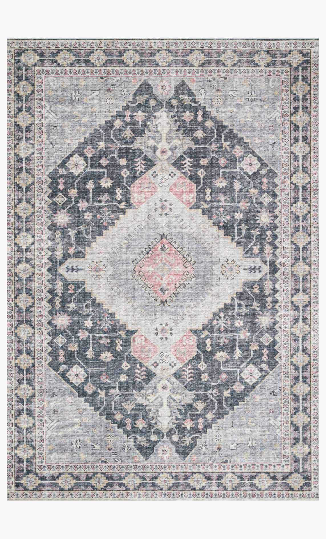 Tapete Skye Charcoal Multi 1.5 x 2.28 m