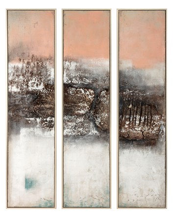 NK Hollis Oversized Oil Painting Ast of 3
