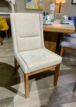 COLOMBIA SILLA LATERAL /ROMBOS CIRCONIA BEIGE