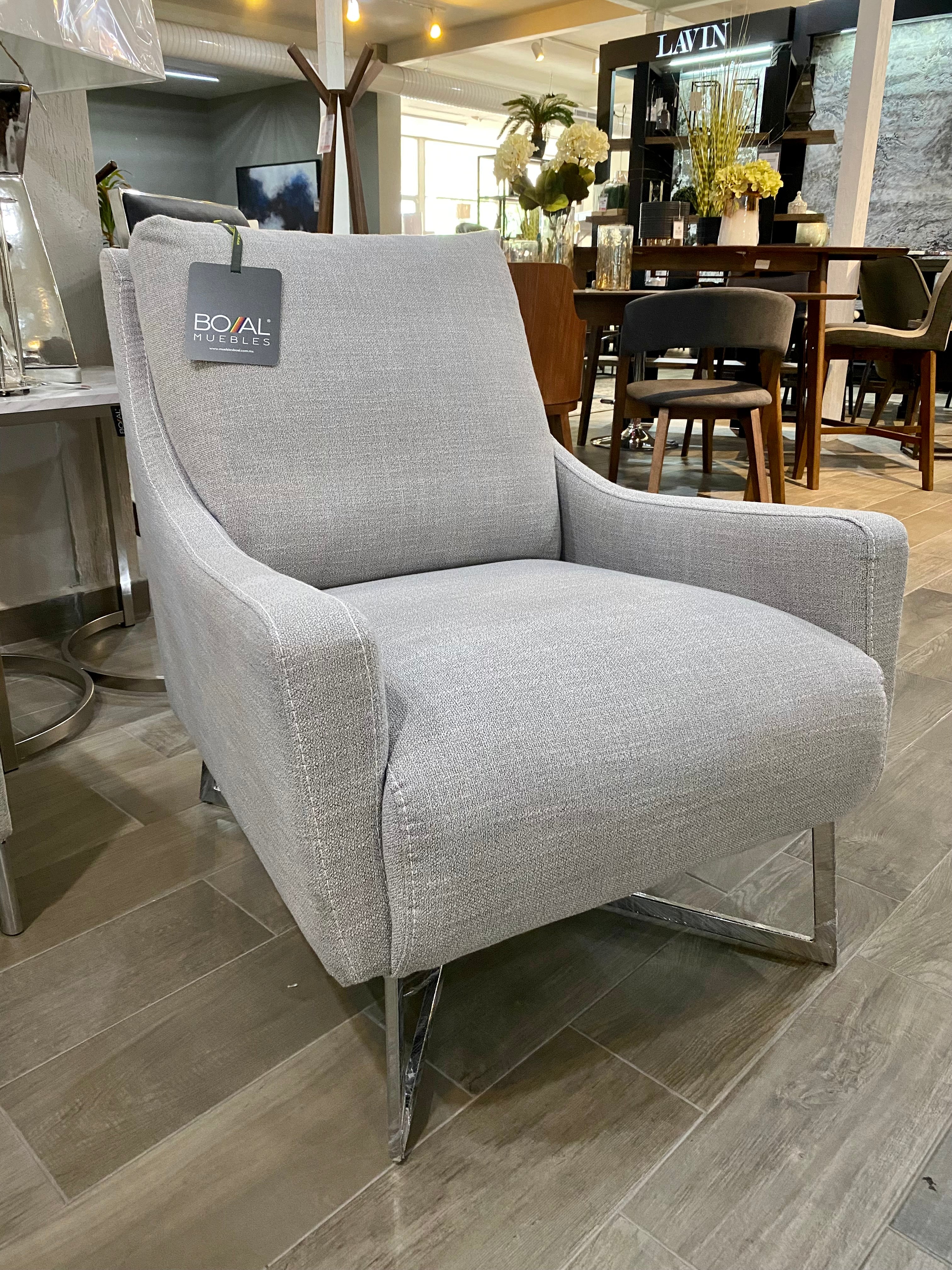 AKIRA SILLÓN Leo grey